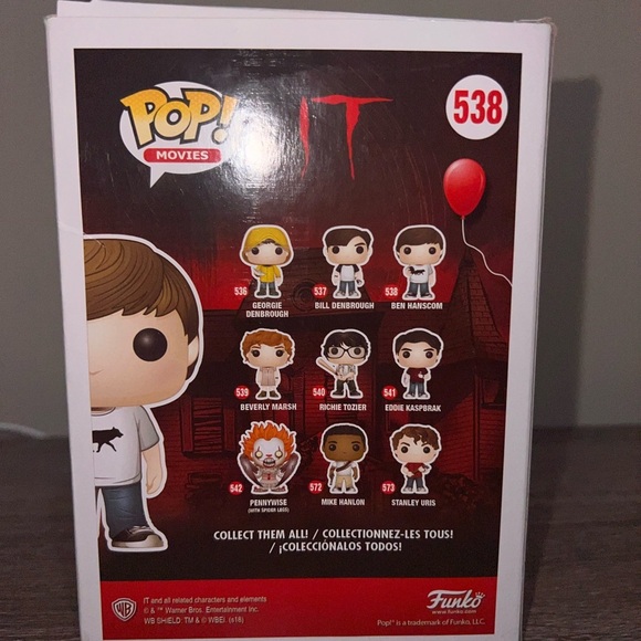 Funko Pop Ben Hanscom with Brown Hair - Picture 3 of 5